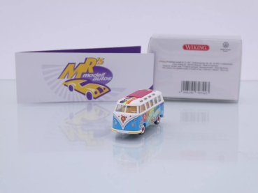 Wiking 0797 44 # VW T1b Sambabus Baujahr 1963-67 " Flower Power " 1:87
