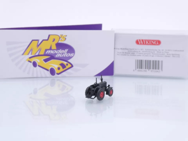Preview: Wiking 0951 04 # Lanz Bulldog 8506 Traktor Baujahr 1936-54 " schwarz " 1:160