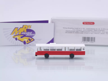 Preview: Wiking 0970 08 # Mercedes-Benz O 305 Stadtbus Baujahr 1969-85 " weiß-rot " 1:160