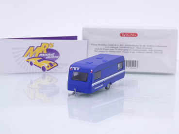 Wiking 0092 04 # Wohnwagen Dethleffs 530 1993-96 " THW Trinkwasserlabor " 1:87