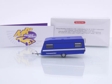 Preview: Wiking 0092 04 # Wohnwagen Dethleffs 530 1993-96 " THW Trinkwasserlabor " 1:87