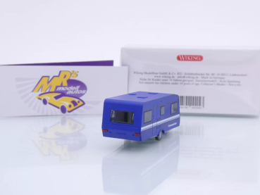 Preview: Wiking 0092 04 # Wohnwagen Dethleffs 530 1993-96 " THW Trinkwasserlabor " 1:87