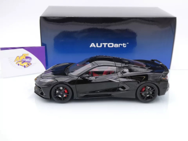 Preview: AUTOart 71280 # Chevrolet Corvette C8 Stingray Baujahr 2020 " Black / schwarz " 1:18