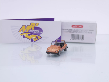 Wiking 0034 11 # VW Buggy Cabriolet Baujahr 1964-75 " kupfermetallic " 1:87