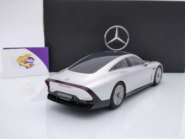 Preview: NZG B66960599 # Mercedes-Benz Vision EQXX Baujahr 2022 " silbermetallic " 1:18