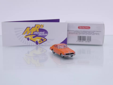Preview: Wiking 0187 03 # BMW 1600 GT Coupe Baujahr 1967-68 " orange " 1:87