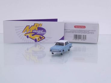 Wiking 0202 04 # Ford Taunus 12M Baujahr 1962-66 " pastellblau-weiß " 1:87