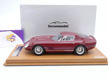 Preview: Tecnomodel TM18-85E # Ferrari 275 GTB/C Competizione Baujahr 1965 " dunkelrot " 1:18