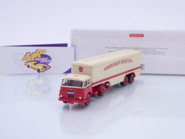 Wiking 0513 29 # MAN Pausbacke Koffersattelzug " Hamburger Spedition " 1:87