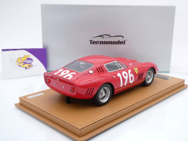 Preview: Tecnomodel TM18-85F # Ferrari 275 GTB/C #196 Targa Florio 1965 " G. Biscaldi - B. Deserti " 1:18