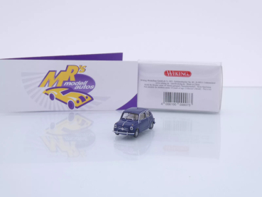 Wiking 0099 07 # FIAT 600 Kleinwagen Baujahr 1955-64 " dunkelblau " 1:87