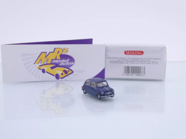 Preview: Wiking 0099 07 # FIAT 600 Kleinwagen Baujahr 1955-64 " dunkelblau " 1:87