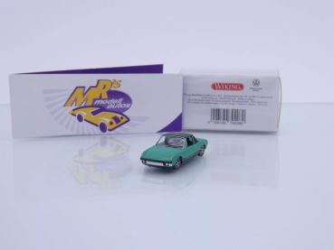 Wiking 0792 08 # VW Porsche 914 Baujahr 1969-76 " leuchtgrün-schwarz " 1:87