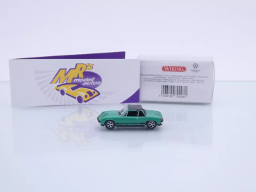 Preview: Wiking 0792 08 # VW Porsche 914 Baujahr 1969-76 " leuchtgrün-schwarz " 1:87