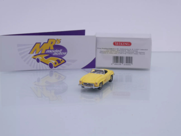 Wiking 0831 09 # Mercedes Benz 300 SL Roadster Baujahr 1957-63 " hellgelb " 1:87