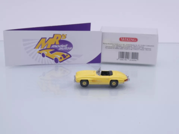 Preview: Wiking 0831 09 # Mercedes Benz 300 SL Roadster Baujahr 1957-63 " hellgelb " 1:87