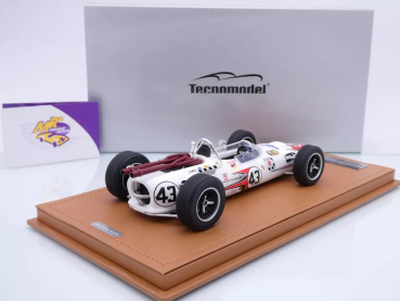 Preview: Tecnomodel TM18-178B # Lola T90 Nr.43 6th Indy 500 1966 " Jackie Stewart " 1:18