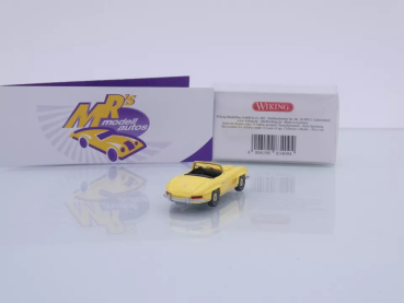 Preview: Wiking 0831 09 # Mercedes Benz 300 SL Roadster Baujahr 1957-63 " hellgelb " 1:87