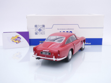 Preview: Solido S1807103 # Aston Martin DB5 Coupe Baujahr 1964 " rotmetallic " 1:18