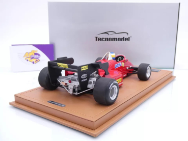 Preview: Tecnomodel TM18-316C # Ferrari 126 C4-M2 F1 Presentation 1984 " Michele Alboreto " 1:18