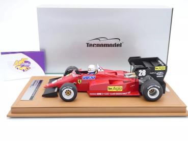 Preview: Tecnomodel TM18-316A # Ferrari 126 C4-M2 F1 European GP 1984 " Rene Arnoux " 1:18