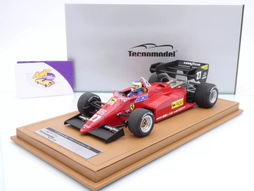 Tecnomodel TM18-316B # Ferrari 126 C4-M2 F1 European GP 1984 " Michele Alboreto " 1:18
