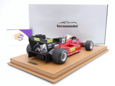 Preview: Tecnomodel TM18-316B # Ferrari 126 C4-M2 F1 European GP 1984 " Michele Alboreto " 1:18