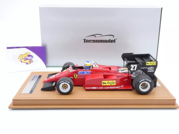 Preview: Tecnomodel TM18-316B # Ferrari 126 C4-M2 F1 European GP 1984 " Michele Alboreto " 1:18