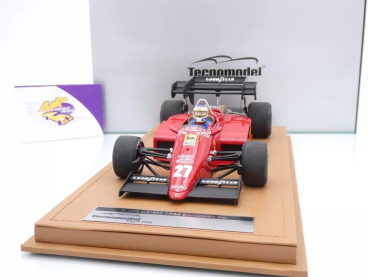 Preview: Tecnomodel TM18-316B # Ferrari 126 C4-M2 F1 European GP 1984 " Michele Alboreto " 1:18