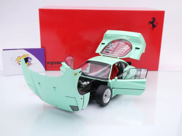Preview: Kyosho 08416MG # Ferrari F40 Supersportwagen Baujahr 1987 " mintgrün " 1:18