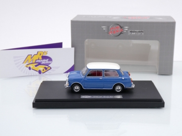Preview: Matrix / Mini Mania MXMM430082 # Riley Elf MK II Baujahr 1963 " blau-weiß " 1:43