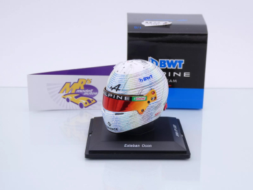 Spark 5HF118 # Helm Formel 1 Alpine BWT " Esteban Ocon - British GP 2023 " 1:5