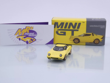 TSM MINI GT MGT00771-L # Lancia Stratos HF Stradale LHD " Giallo Fly " 1:64
