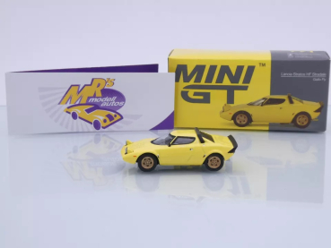 Preview: TSM MINI GT MGT00771-L # Lancia Stratos HF Stradale LHD " Giallo Fly " 1:64