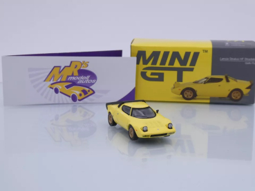 Preview: TSM MINI GT MGT00771-L # Lancia Stratos HF Stradale LHD " Giallo Fly " 1:64