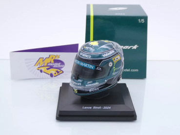 Spark 5HF144 # Helm Formel 1 Team Aston Martin " Lance Stroll " Nr.18 2024 1:5