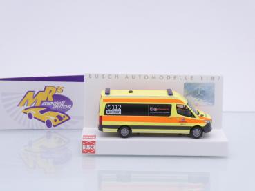 Preview: Busch 52629 # Mercedes-Benz Sprinter lang 2018 " KTW Dahme Spreewald " 1:87