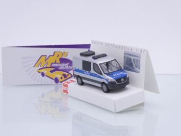 Busch 53463 # Mercedes-Benz Sprinter Halbbus 2018 " Polizei Berlin " 1:87