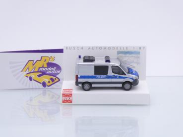 Preview: Busch 53463 # Mercedes-Benz Sprinter Halbbus 2018 " Polizei Berlin " 1:87