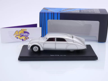 Preview: Autocult Avenue 60119 # Tatra T77A Prototyp Baujahr 1936 " silbermetallic " 1:43