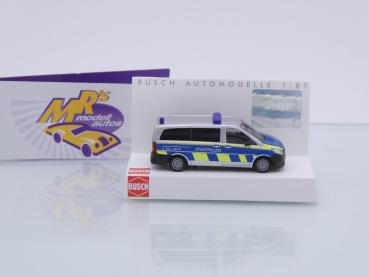 Preview: Busch 51109 # Mercedes-Benz Vito 2018 " Stadtpolizei Frankfurt am Main " 1:87