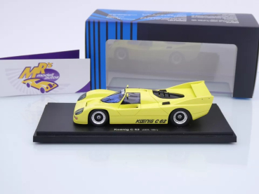Preview: Autocult Avenue 60115 # König C 62 Prototyp Baujahr 1991 " gelb " 1:43
