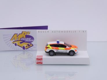 Preview: Busch 53522 # Ford Kuga Einsatzfahrzeug weiß-rot-gelb " DRK Böblingen " 1:87