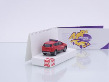 Preview: Busch 53527 # Ford Kuga Einsatzfahrzeug rot " Werksfeuerwehr Claas " 1:87