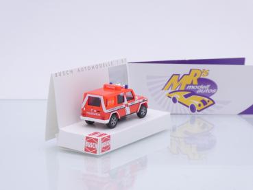 Preview: Busch 51438 # Mercedes G-Klasse Einsatzfahrzeug " Feuerwehr Reutlingen " 1:87
