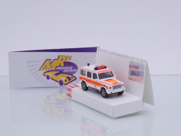 Busch 51422 # Mercedes-Benz G-Klasse Einsatzfahrzeug " DRK Lampertheim " 1:87
