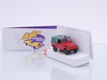 Busch 53905 # IFA P3 Einsatzwagen rot-grün " Freiwillige Feuerwehr " 1:87