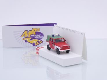 Busch 52119 # UAZ 469 Einsatzwagen " Freiwillige Feuerwehr Ebersbrunn " 1:87