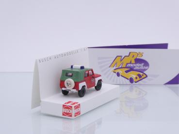 Preview: Busch 52119 # UAZ 469 Einsatzwagen " Freiwillige Feuerwehr Ebersbrunn " 1:87