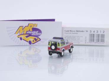 Preview: Busch 54312 # Land Rover Defender '90 Einsatzwagen " Feuerwehr Saarlouis " 1:87